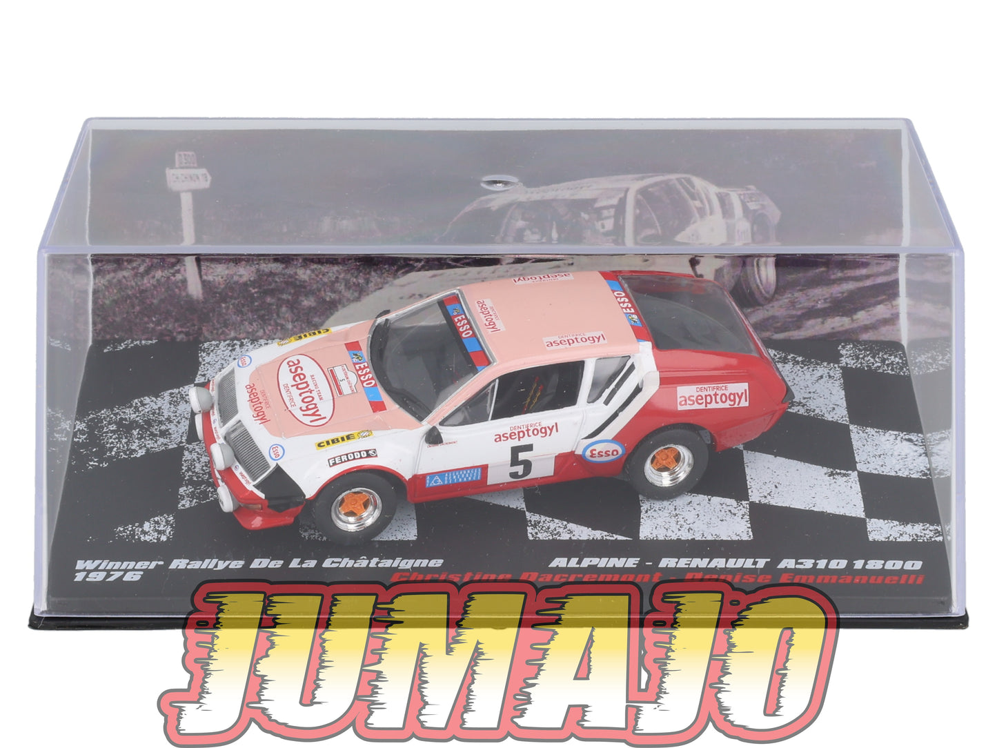 RVR33 1/43 Altaya Vainqueurs rallye : RENAULT Alpine A310 1800 1976 #5 C.Dacremont