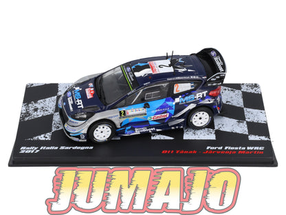 RVR34 1/43 Altaya Vainqueurs rallye : FORD Fiesta 2017 #2 O.Tanak