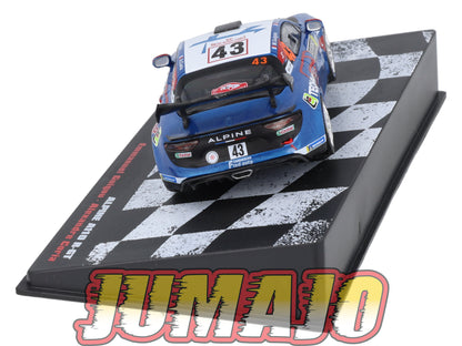 RVR35 1/43 Altaya Vainqueurs rallye RENAULT Alpine A110 R -GT 2021 Monte-carlo