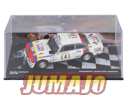 RVR37 1/43 Altaya Vainqueurs rallye : PEUGEOT 504 V6 Coupé 1978 #4 J-P.Nicolas