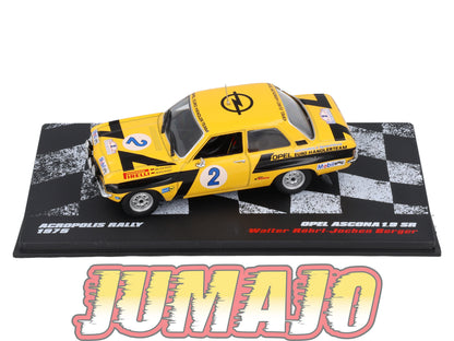 RVR38 1/43 Altaya Vainqueurs rallye : OPEL Ascona 1.9 Sr 1975 #2 W.Röhrl