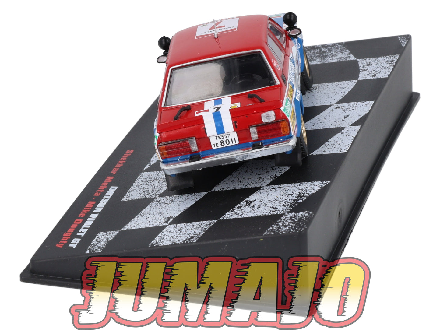 RVR39 1/43 Altaya Vainqueurs rallye : DATSUN Violet GT 1981 #7 S.Mehta