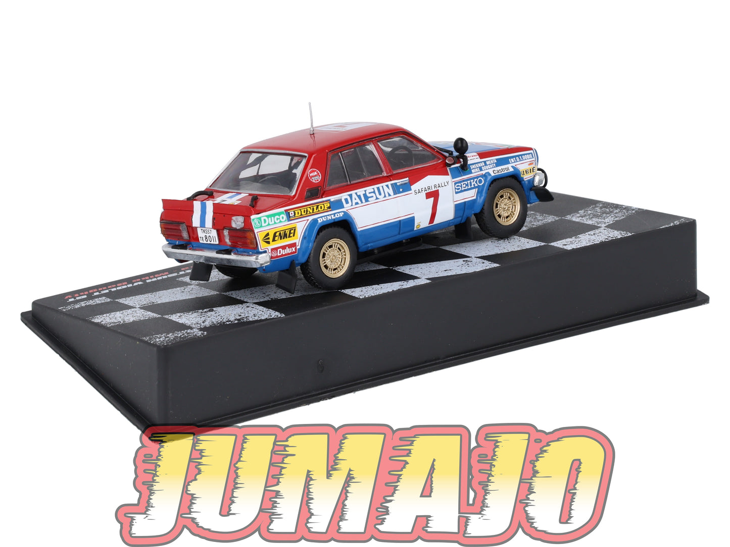 RVR39 1/43 Altaya Vainqueurs rallye : DATSUN Violet GT 1981 #7 S.Mehta
