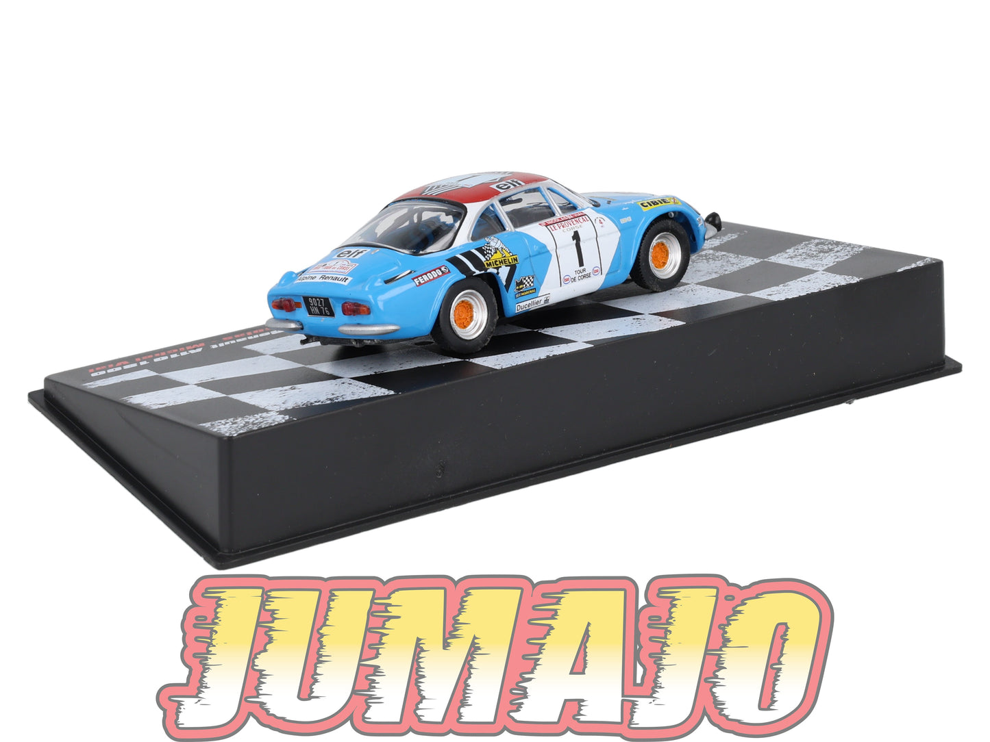 RVR44 1/43 Altaya Vainqueurs rallye RENAULT Alpine A110 1800 1973 #1 JP Nicolas Tour De Corse