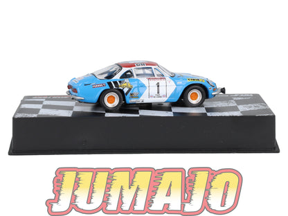 RVR44 1/43 Altaya Vainqueurs rallye RENAULT Alpine A110 1800 1973 #1 JP Nicolas Tour De Corse