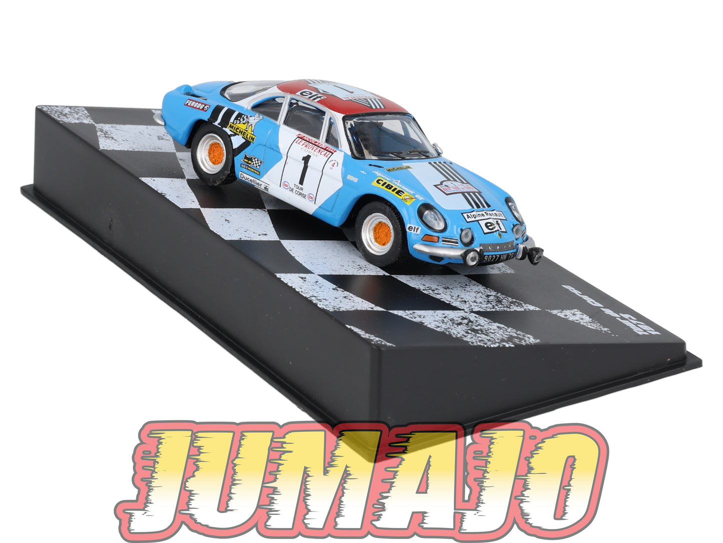 RVR44 1/43 Altaya Vainqueurs rallye RENAULT Alpine A110 1800 1973 #1 JP Nicolas Tour De Corse
