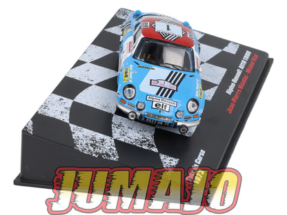 RVR44 1/43 Altaya Vainqueurs rallye RENAULT Alpine A110 1800 1973 #1 JP Nicolas Tour De Corse