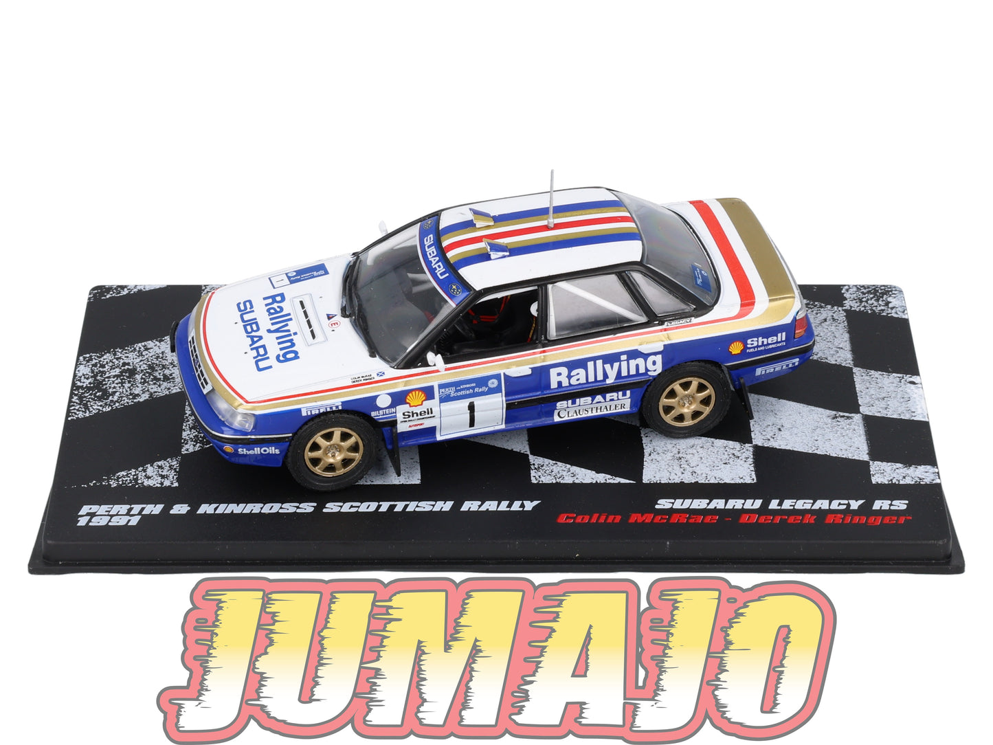 RVR45 1/43 Altaya Vainqueurs rallye : Subaru Legacy RS #1 1991 C McRae