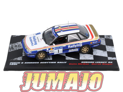RVR45 1/43 Altaya Vainqueurs rallye : Subaru Legacy RS #1 1991 C McRae
