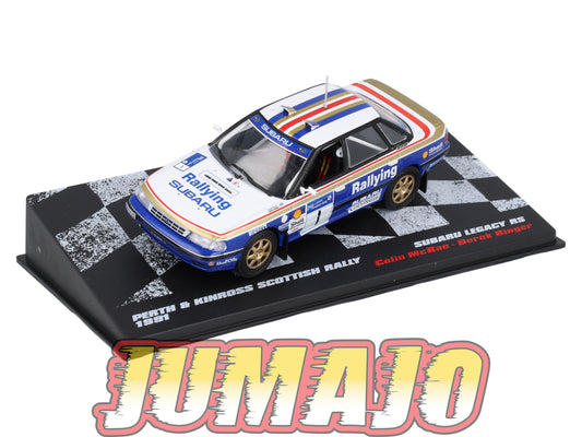 RVR45 1/43 Altaya Vainqueurs rallye : Subaru Legacy RS #1 1991 C McRae