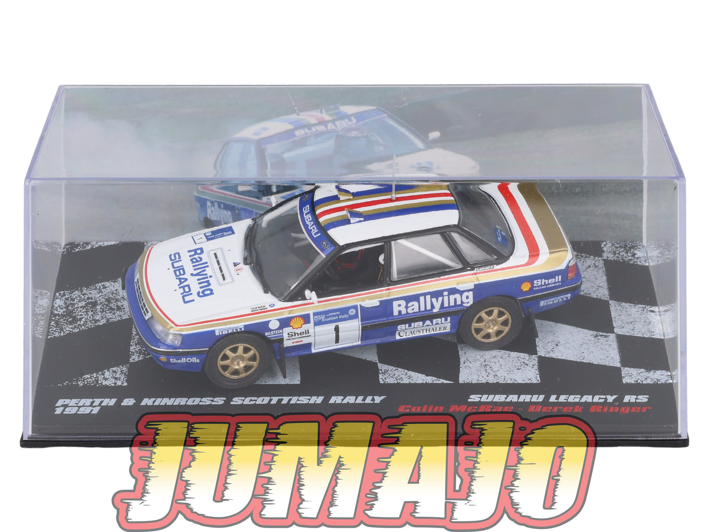 RVR45 1/43 Altaya Vainqueurs rallye : Subaru Legacy RS #1 1991 C McRae
