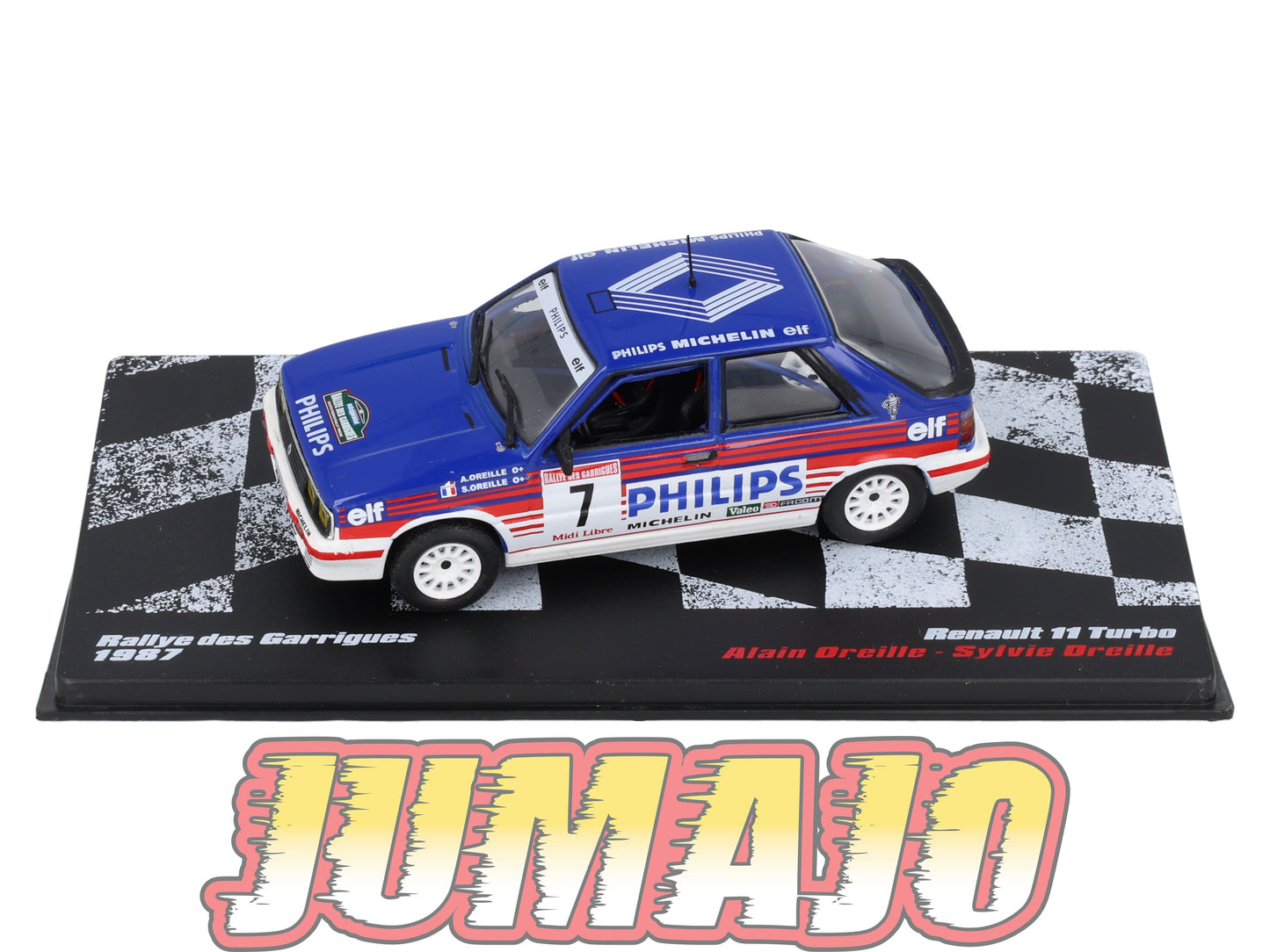 RVR46 1/43 Altaya Vainqueurs rallye : RENAULT 11 Turbo 1987 #7 A Oreille
