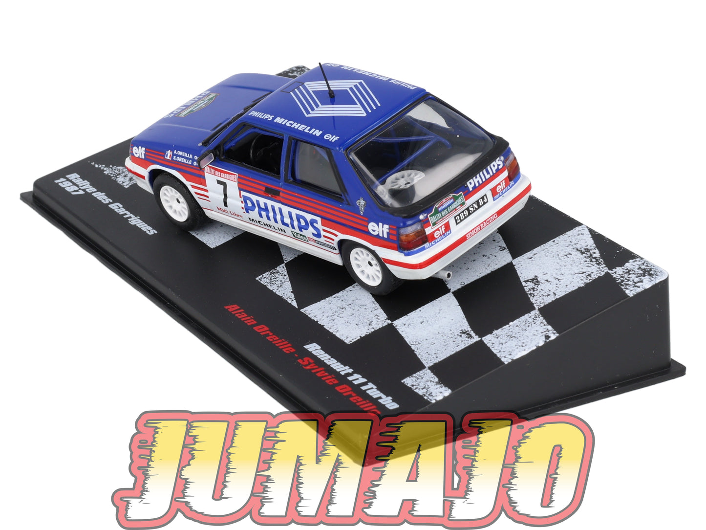 RVR46 1/43 Altaya Vainqueurs rallye : RENAULT 11 Turbo 1987 #7 A Oreille
