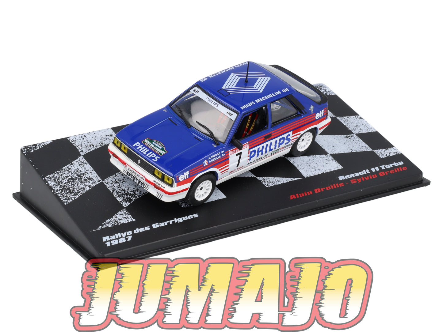 RVR46 1/43 Altaya Vainqueurs rallye : RENAULT 11 Turbo 1987 #7 A Oreille