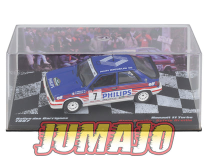 RVR46 1/43 Altaya Vainqueurs rallye : RENAULT 11 Turbo 1987 #7 A Oreille