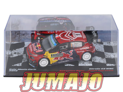 RVR4 1/43 Altaya Vainqueurs rallye : CITROEN C3 2019 #1 S.Ogier
