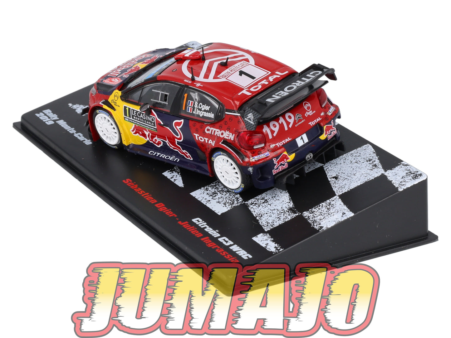 RVR4 1/43 Altaya Vainqueurs rallye : CITROEN C3 2019 #1 S.Ogier