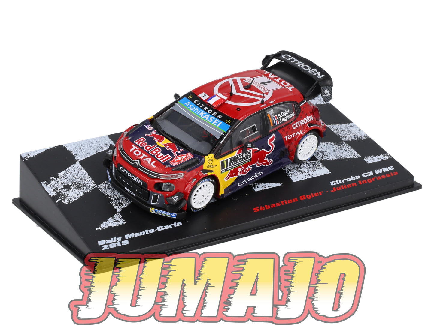 RVR4 1/43 Altaya Vainqueurs rallye : CITROEN C3 2019 #1 S.Ogier