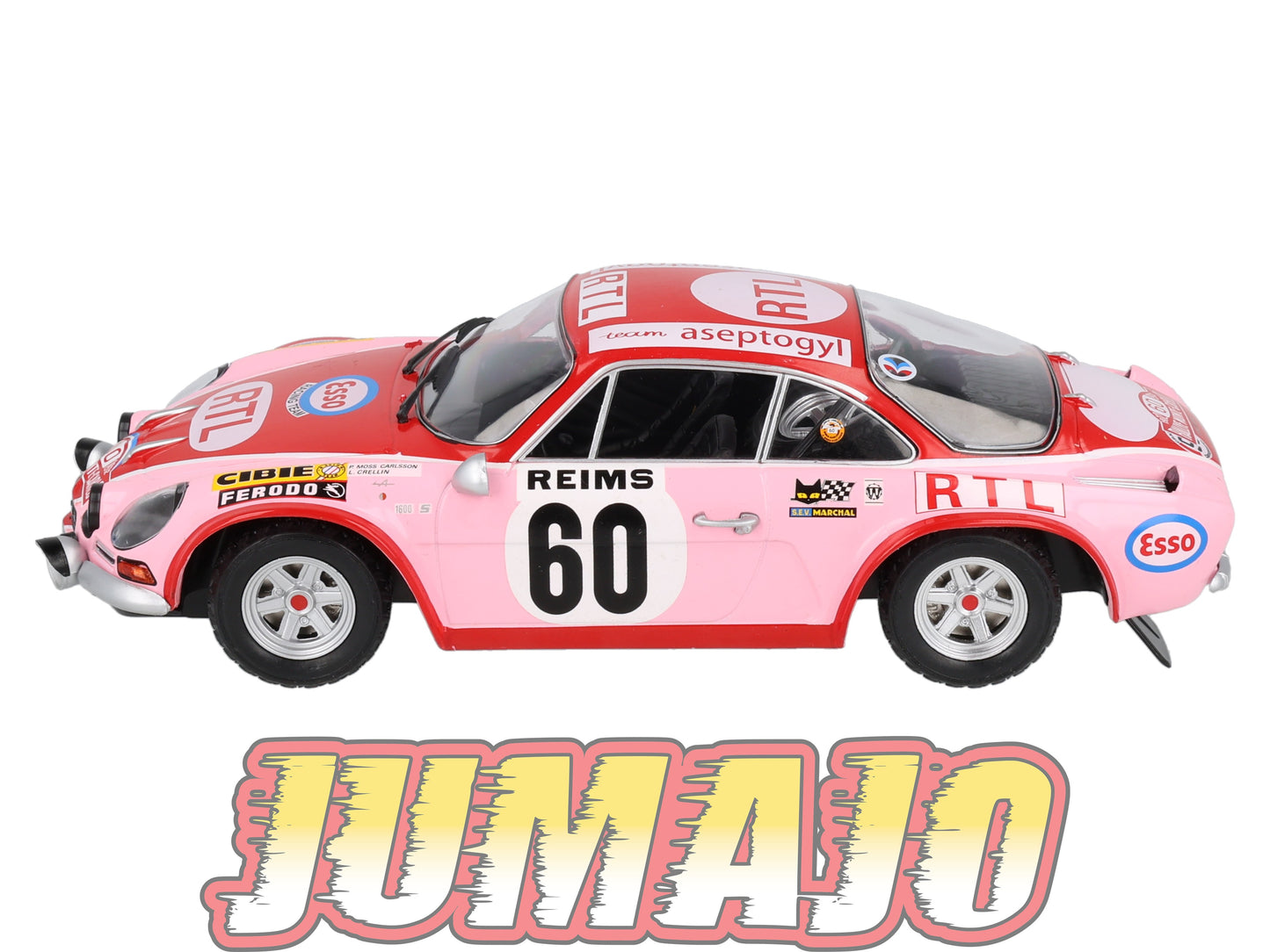 RVR50 1/18 Altaya Vainqueurs rallye Alpine- Renault A110  1600 RMC 1972 P Moss Carlsson