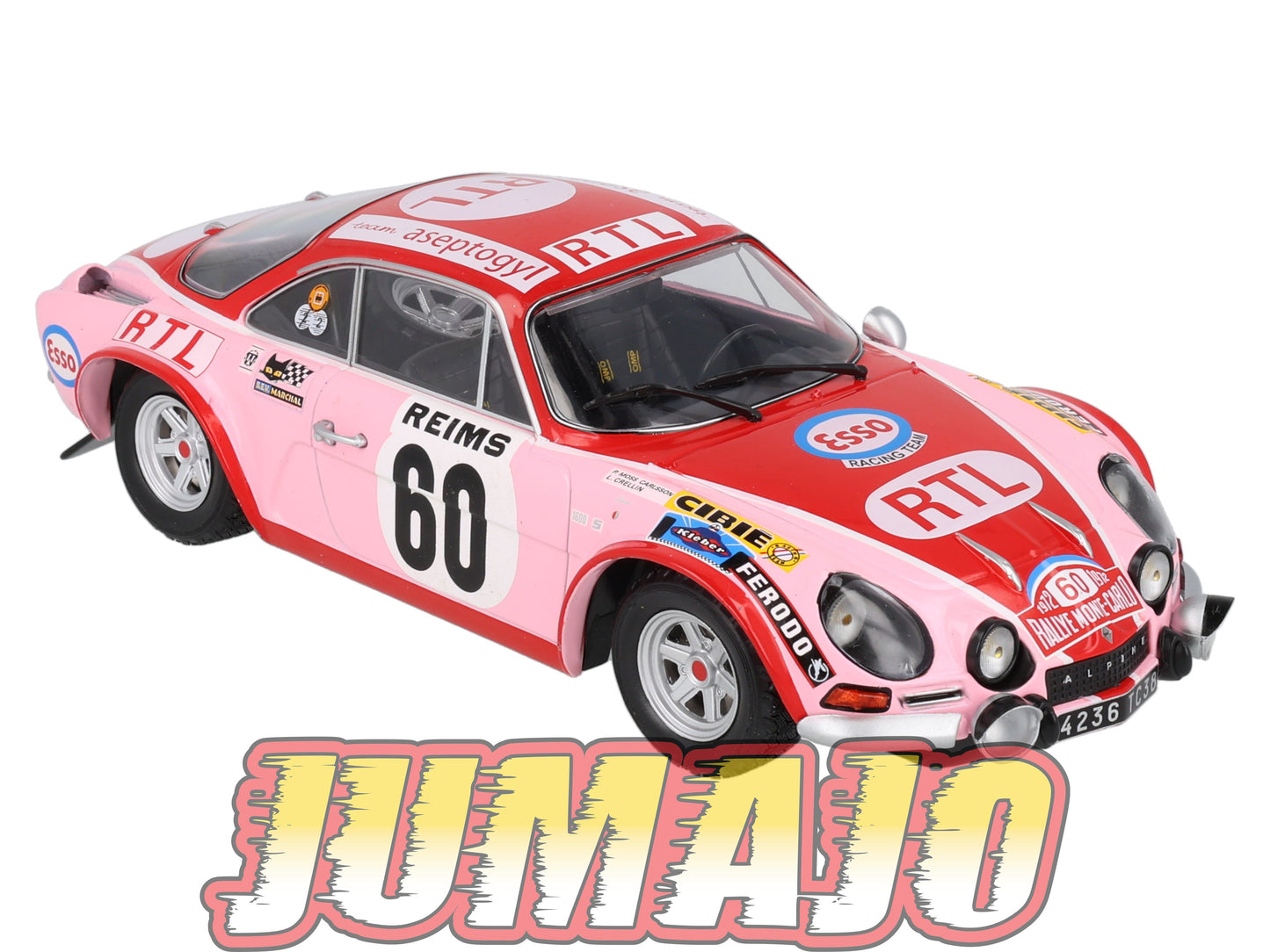 RVR50 1/18 Altaya Vainqueurs rallye Alpine- Renault A110  1600 RMC 1972 P Moss Carlsson