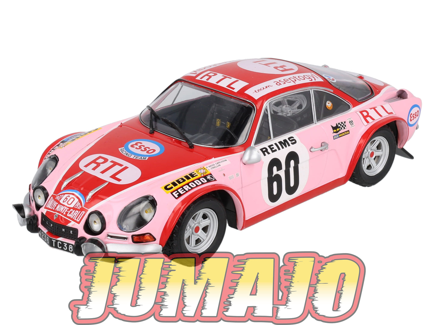 RVR50 1/18 Altaya Vainqueurs rallye Alpine- Renault A110  1600 RMC 1972 P Moss Carlsson