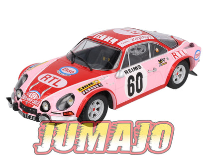 RVR50 1/18 Altaya Vainqueurs rallye Alpine- Renault A110  1600 RMC 1972 P Moss Carlsson