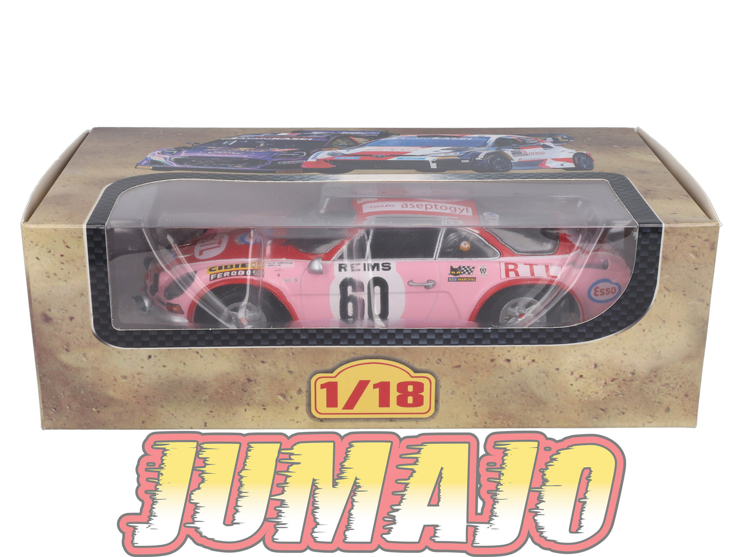 RVR50 1/18 Altaya Vainqueurs rallye Alpine- Renault A110  1600 RMC 1972 P Moss Carlsson