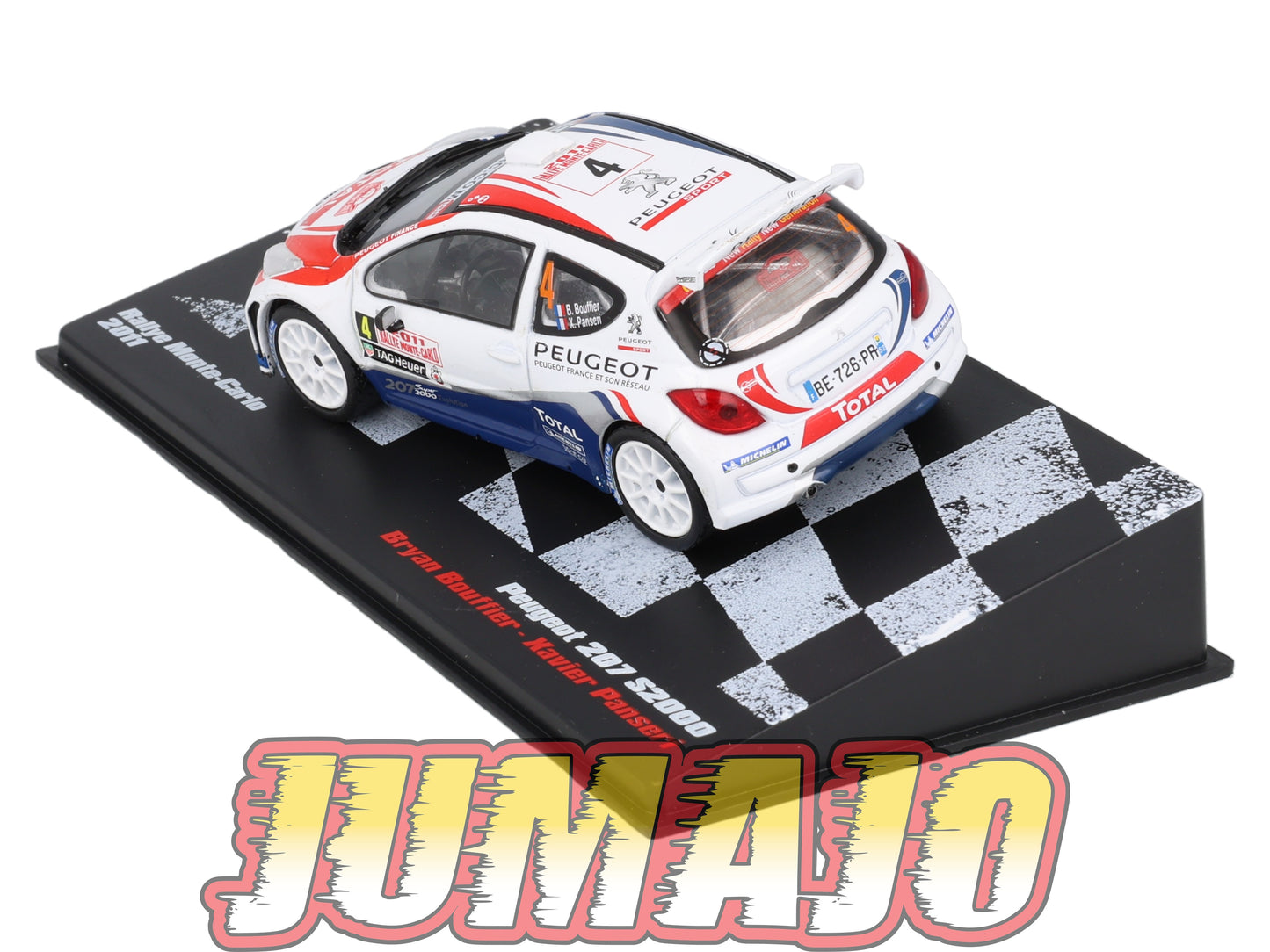 RVR51 1/43 Altaya Vainqueurs rallye PEUGEOT 207 S2000 2011 #4 B Bouffier