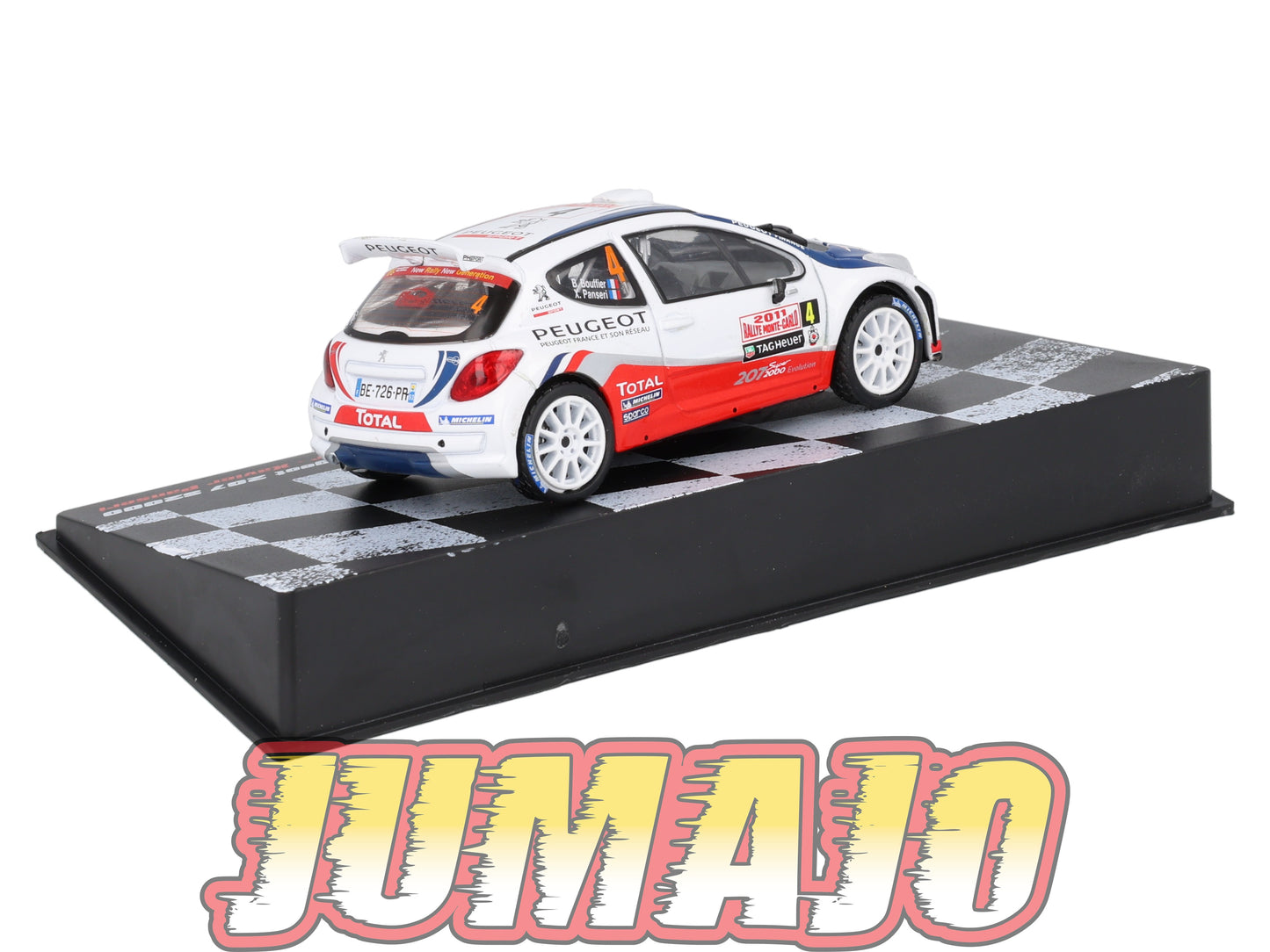 RVR51 1/43 Altaya Vainqueurs rallye PEUGEOT 207 S2000 2011 #4 B Bouffier