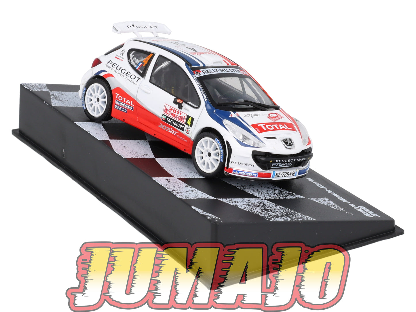 RVR51 1/43 Altaya Vainqueurs rallye PEUGEOT 207 S2000 2011 #4 B Bouffier