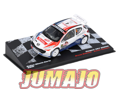 RVR51 1/43 Altaya Vainqueurs rallye PEUGEOT 207 S2000 2011 #4 B Bouffier