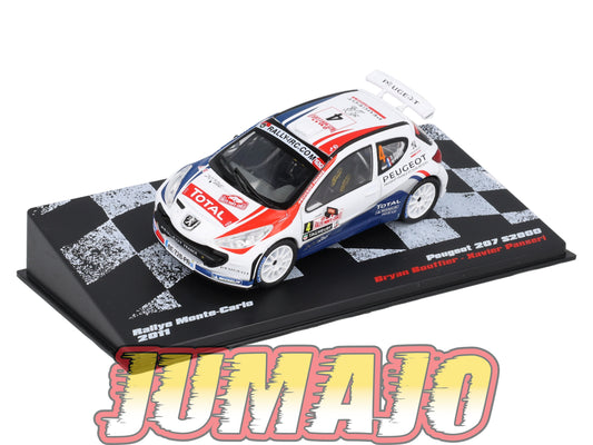 RVR51 1/43 Altaya Vainqueurs rallye PEUGEOT 207 S2000 2011 #4 B Bouffier