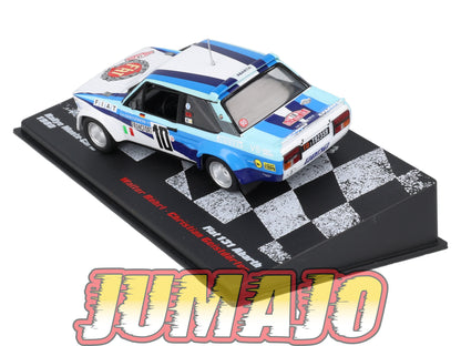 RVR52 1/43 Altaya Vainqueurs rallye FIAT 131 Abarth 1980 #10 W Rohrl