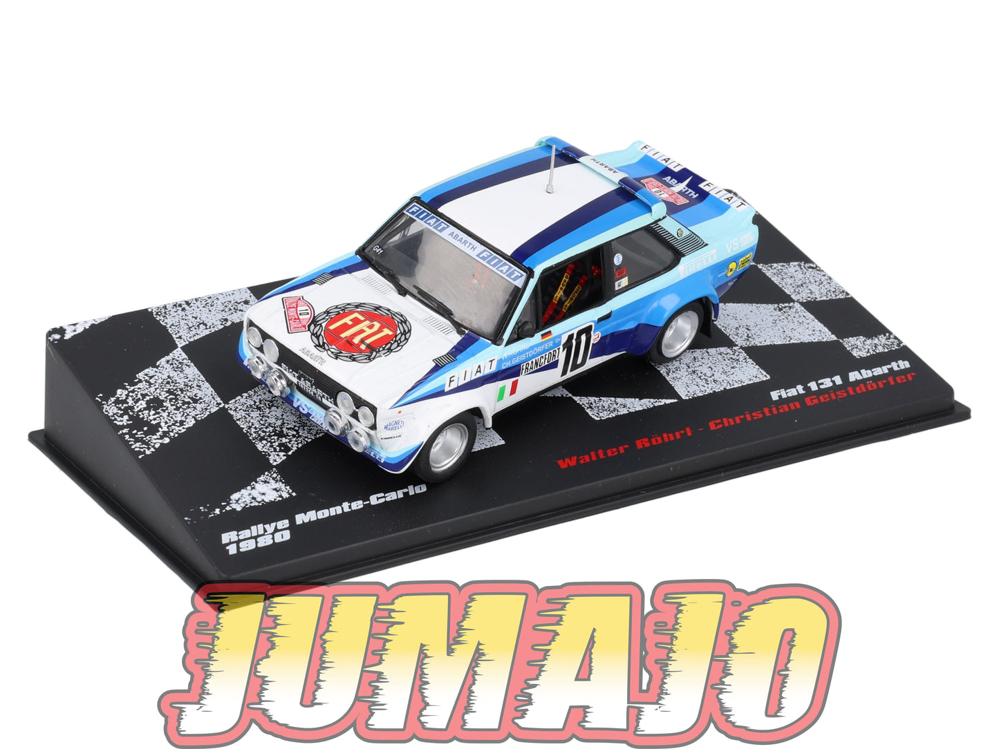 RVR52 1/43 Altaya Vainqueurs rallye FIAT 131 Abarth 1980 #10 W Rohrl