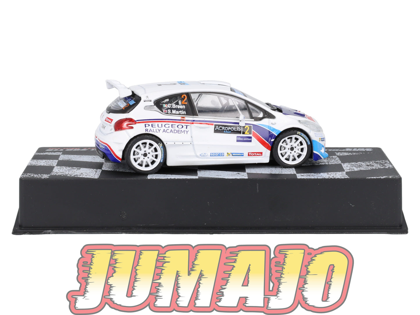 RVR53 1/43 Altaya Vainqueurs rallye PEUGEOT 208 T16 2014 #2 C Breen