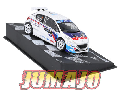 RVR53 1/43 Altaya Vainqueurs rallye PEUGEOT 208 T16 2014 #2 C Breen