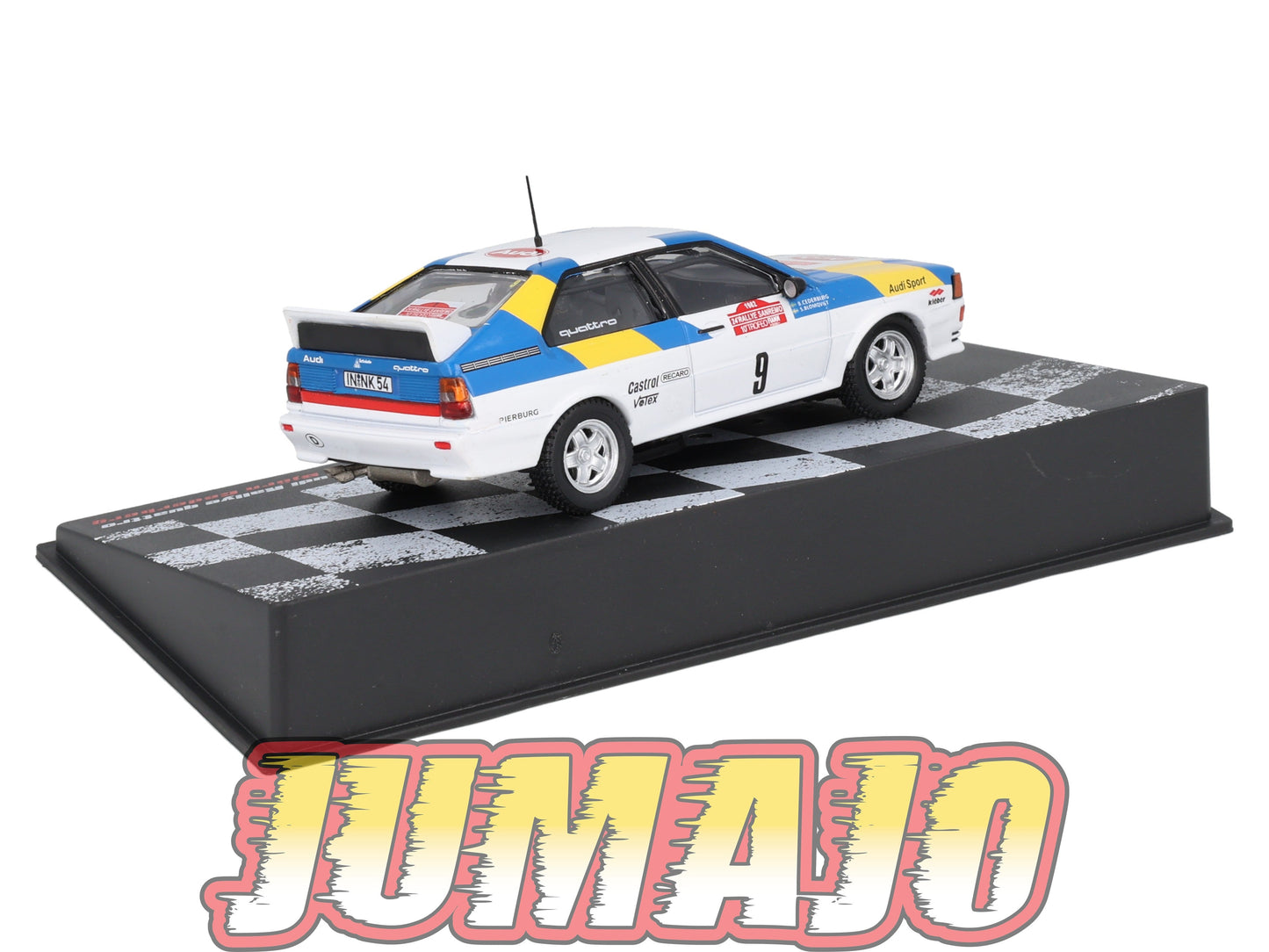 RVR54 1/43 Altaya Vainqueurs rallye Audi quattro Sanremo 1982 Blomqvist