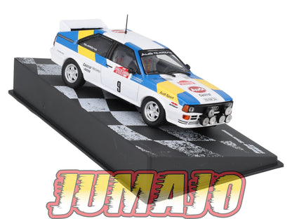 RVR54 1/43 Altaya Vainqueurs rallye Audi quattro Sanremo 1982 Blomqvist