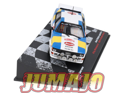 RVR54 1/43 Altaya Vainqueurs rallye Audi quattro Sanremo 1982 Blomqvist