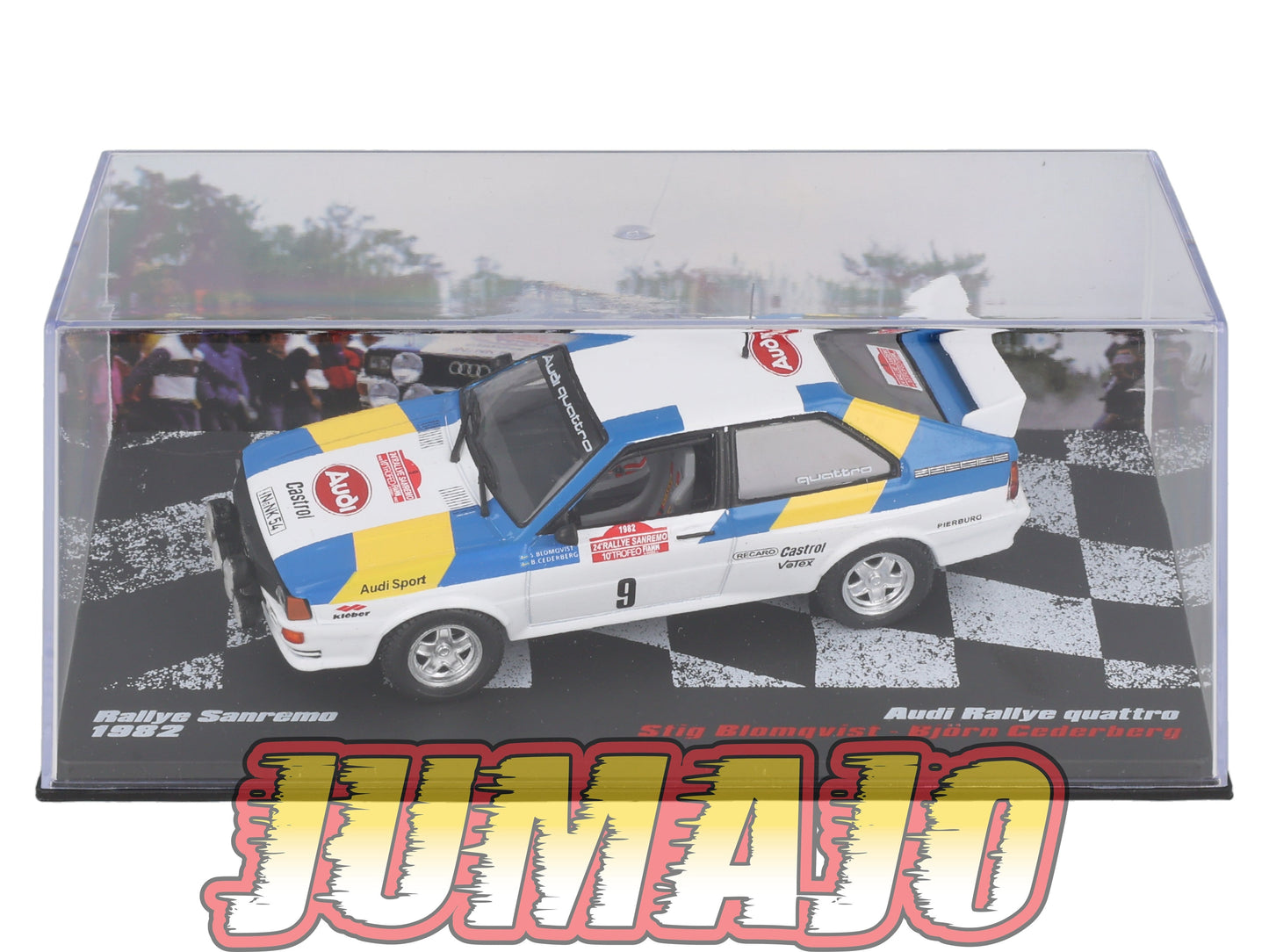 RVR54 1/43 Altaya Vainqueurs rallye Audi quattro Sanremo 1982 Blomqvist