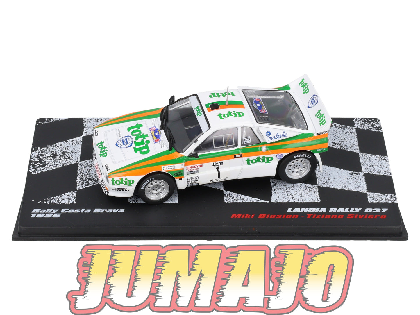 RVR55 1/43 Altaya Vainqueurs rallye Lancia Rally 037 Costa Brava 1985 Biasion