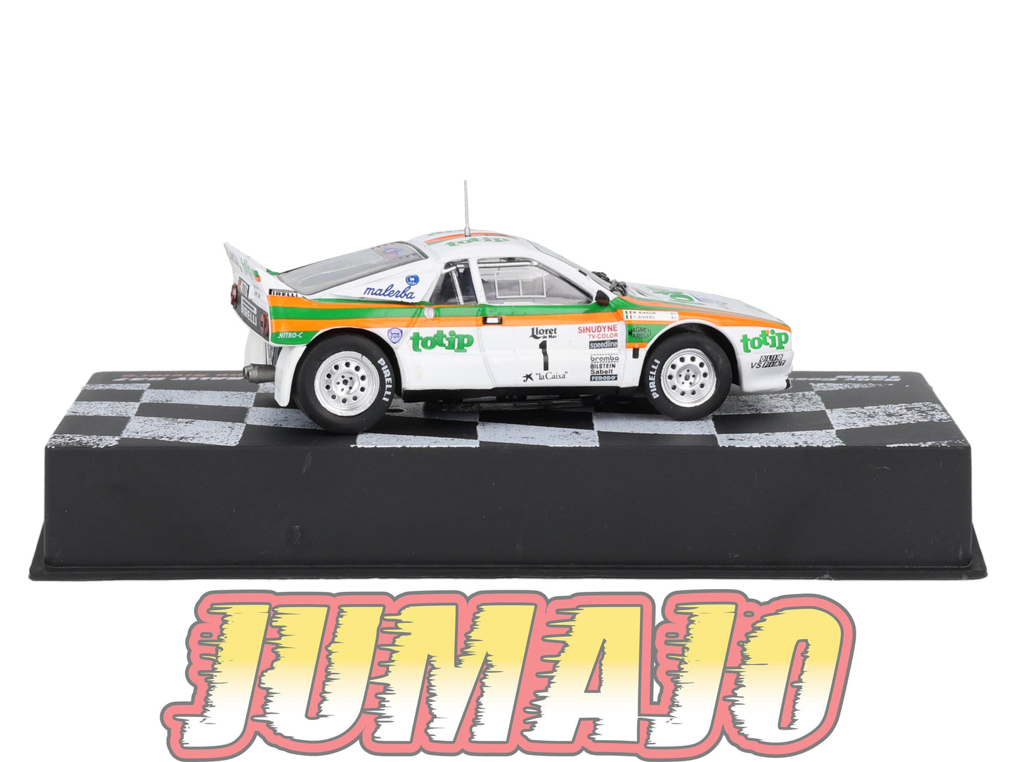 RVR55 1/43 Altaya Vainqueurs rallye Lancia Rally 037 Costa Brava 1985 Biasion