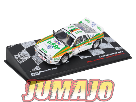 RVR55 1/43 Altaya Vainqueurs rallye Lancia Rally 037 Costa Brava 1985 Biasion #1