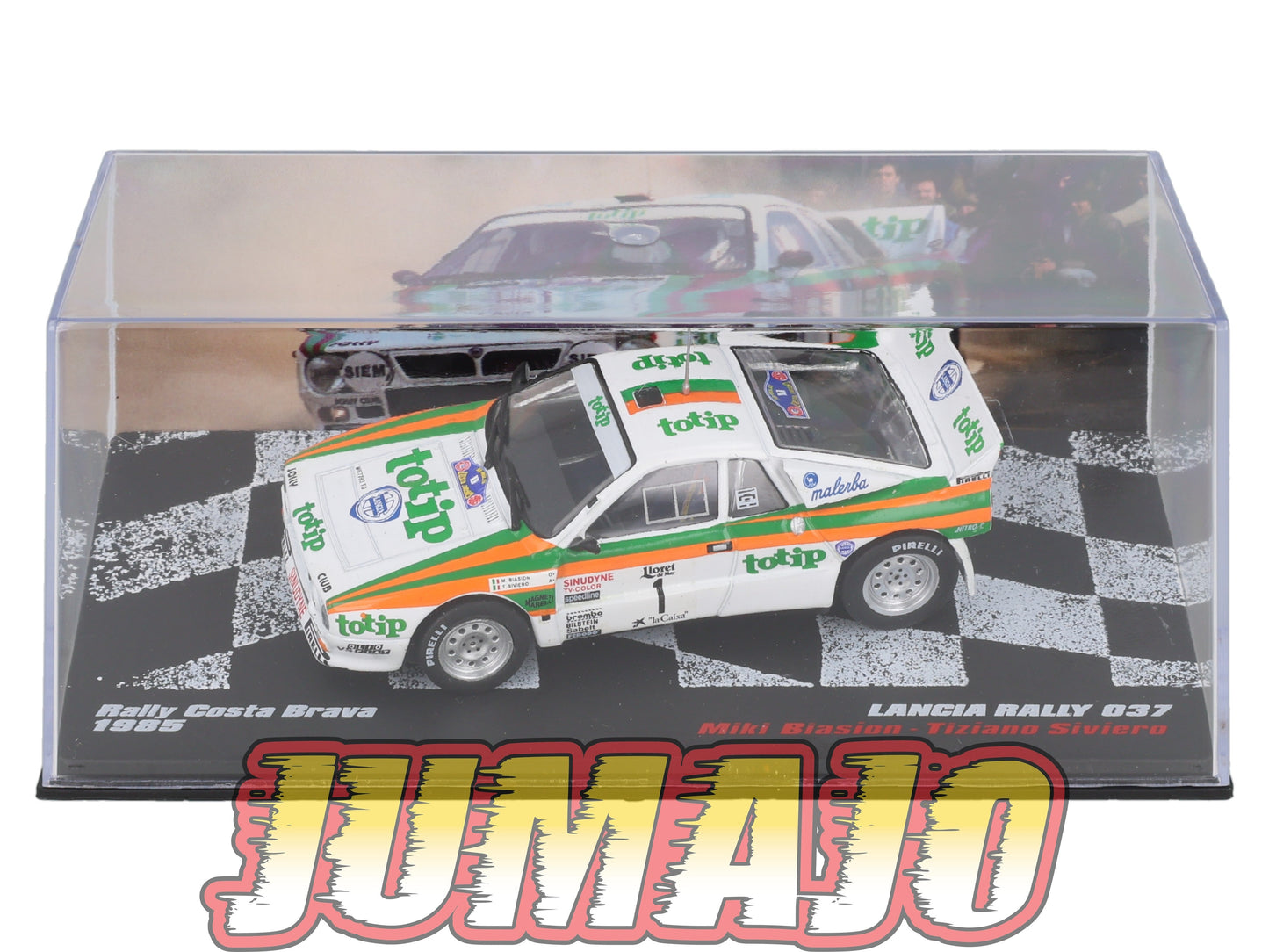 RVR55 1/43 Altaya Vainqueurs rallye Lancia Rally 037 Costa Brava 1985 Biasion