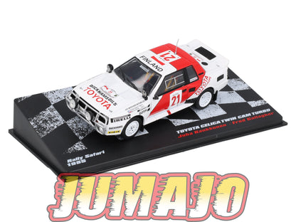 RVR56 1/18 Altaya Rallye Safari TOYOTA CELICA TWIN CAM TURBO 1985 #21 Juha Kankkunen