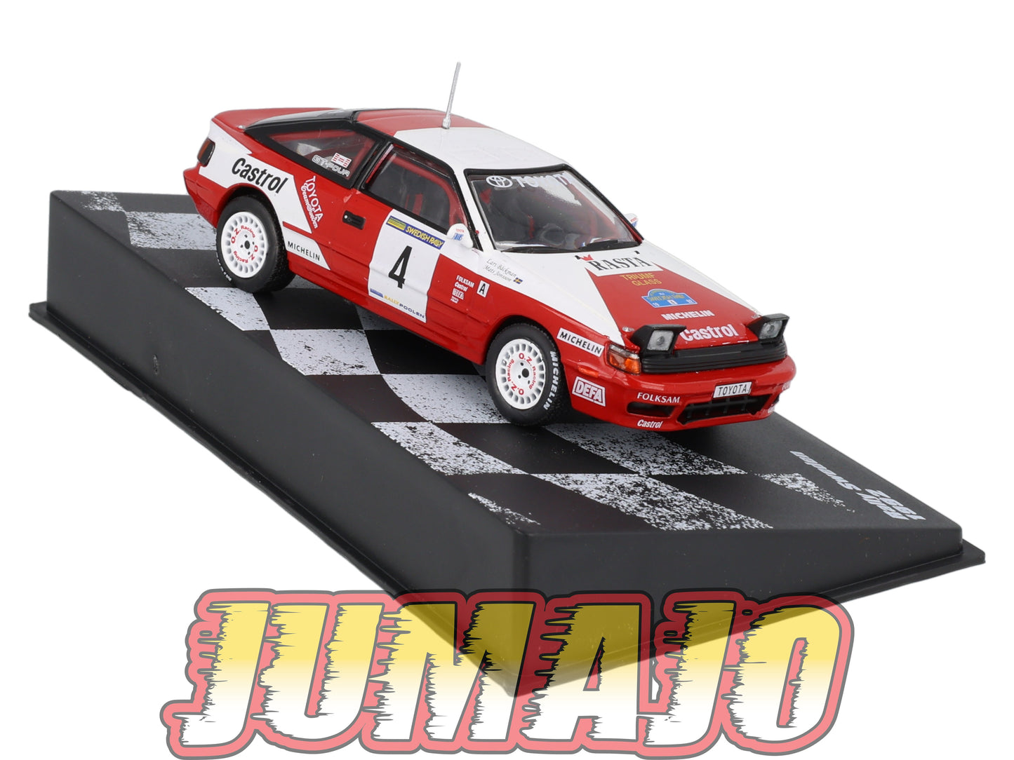 RVR58 1/18 Altaya Rallye SWEDEN TOYOTA CELICA GT 4 1992 #4 Mats Jonsson