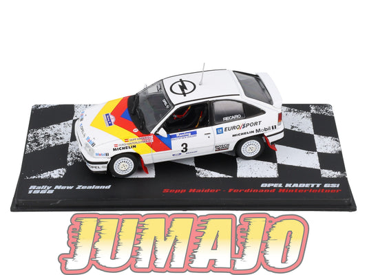 RVR59 1/43 Altaya Vainqueurs rallye Opel Kadett GSi New Zealand 1988 Haider #3