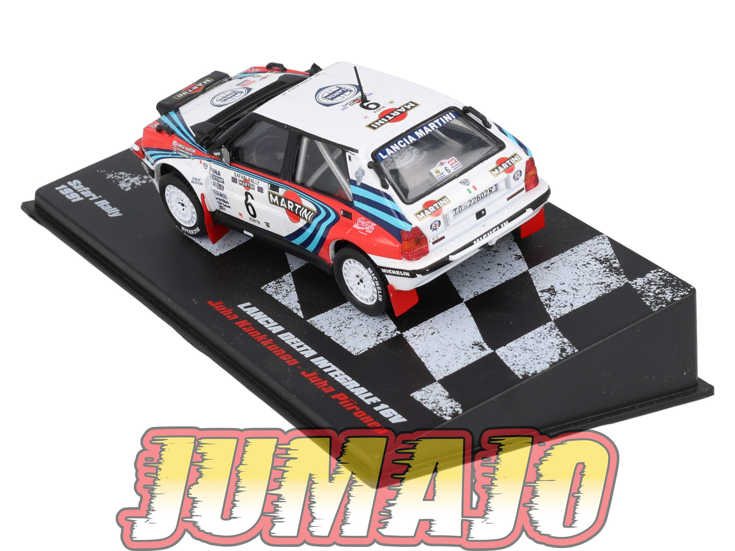 RVR61 1/43 Altaya Vainqueurs rallye LANCIA DELTA INTEGRALE 16V 1991 KANKKUNEN #6