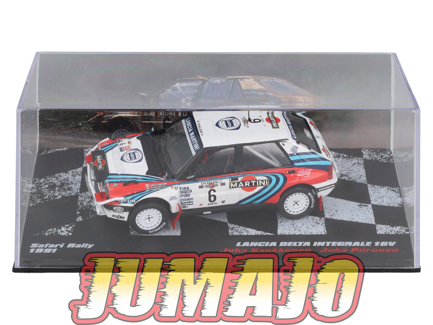 RVR61 1/43 Altaya Vainqueurs rallye LANCIA DELTA INTEGRALE 16V 1991 KANKKUNEN #6