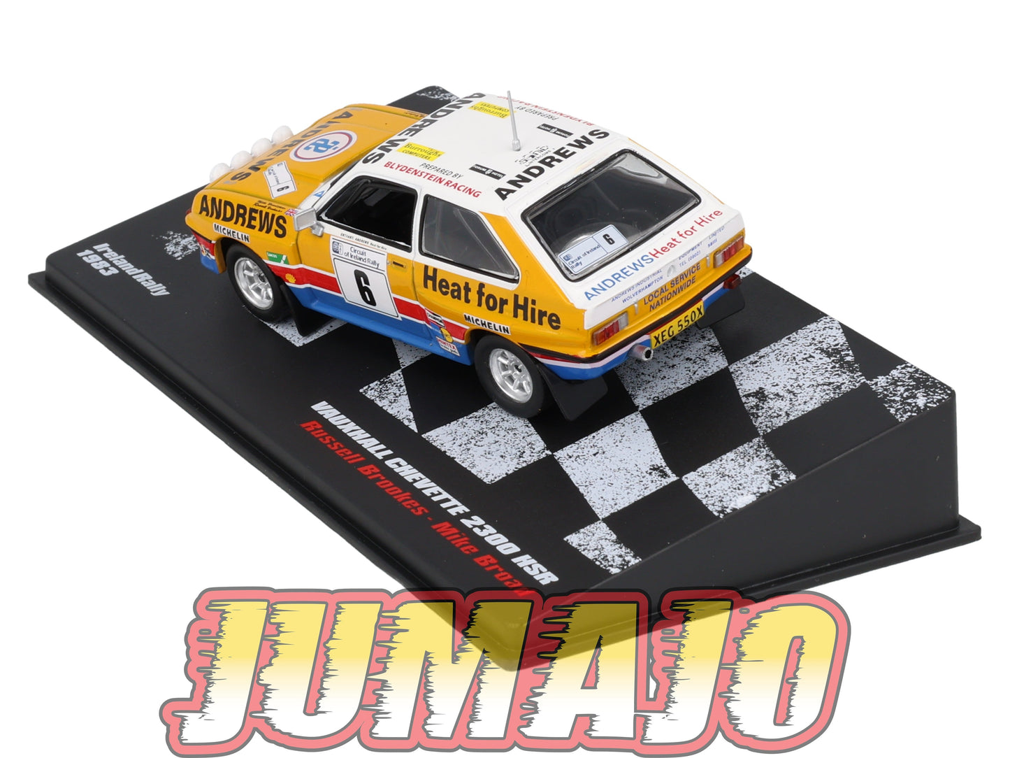 RVR62 1/43 Altaya Vainqueurs rallye Vauxhall Chevette 2300 HSR Ireland 1983 Brookes